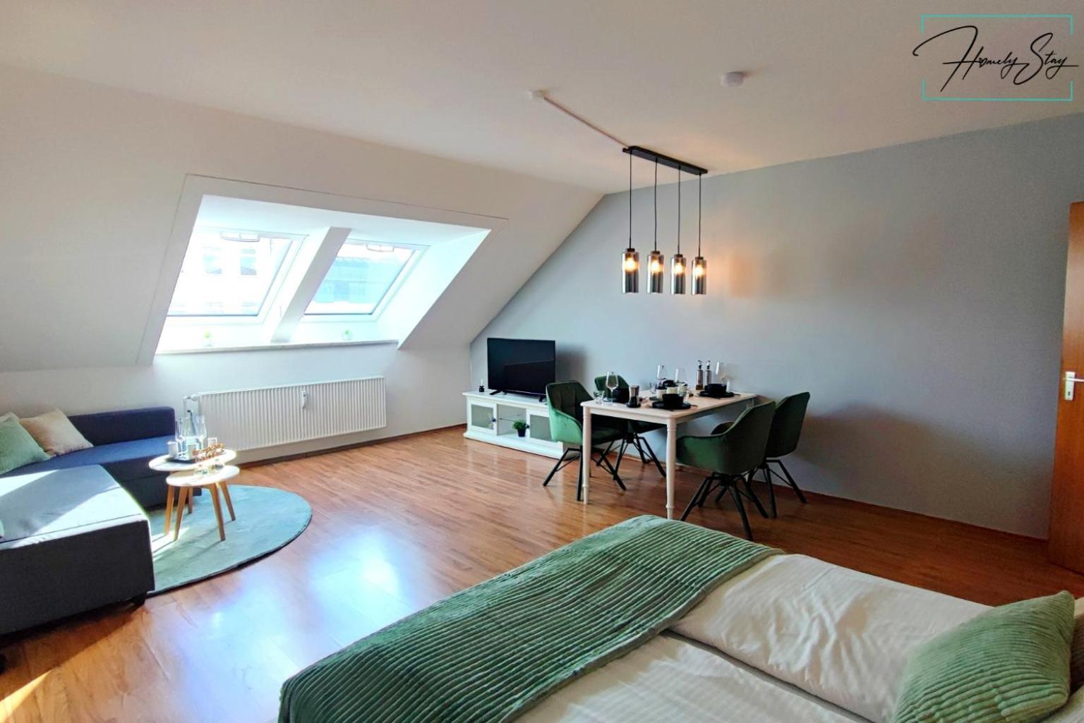 Homely Stay Serenity Greens - Stylisch Studio-Apartment With Kitchen - 10 Min To Central Station, Pet Friendly Münih Dış mekan fotoğraf