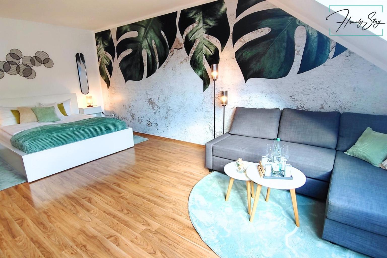 Homely Stay Serenity Greens - Stylisch Studio-Apartment With Kitchen - 10 Min To Central Station, Pet Friendly Münih Dış mekan fotoğraf