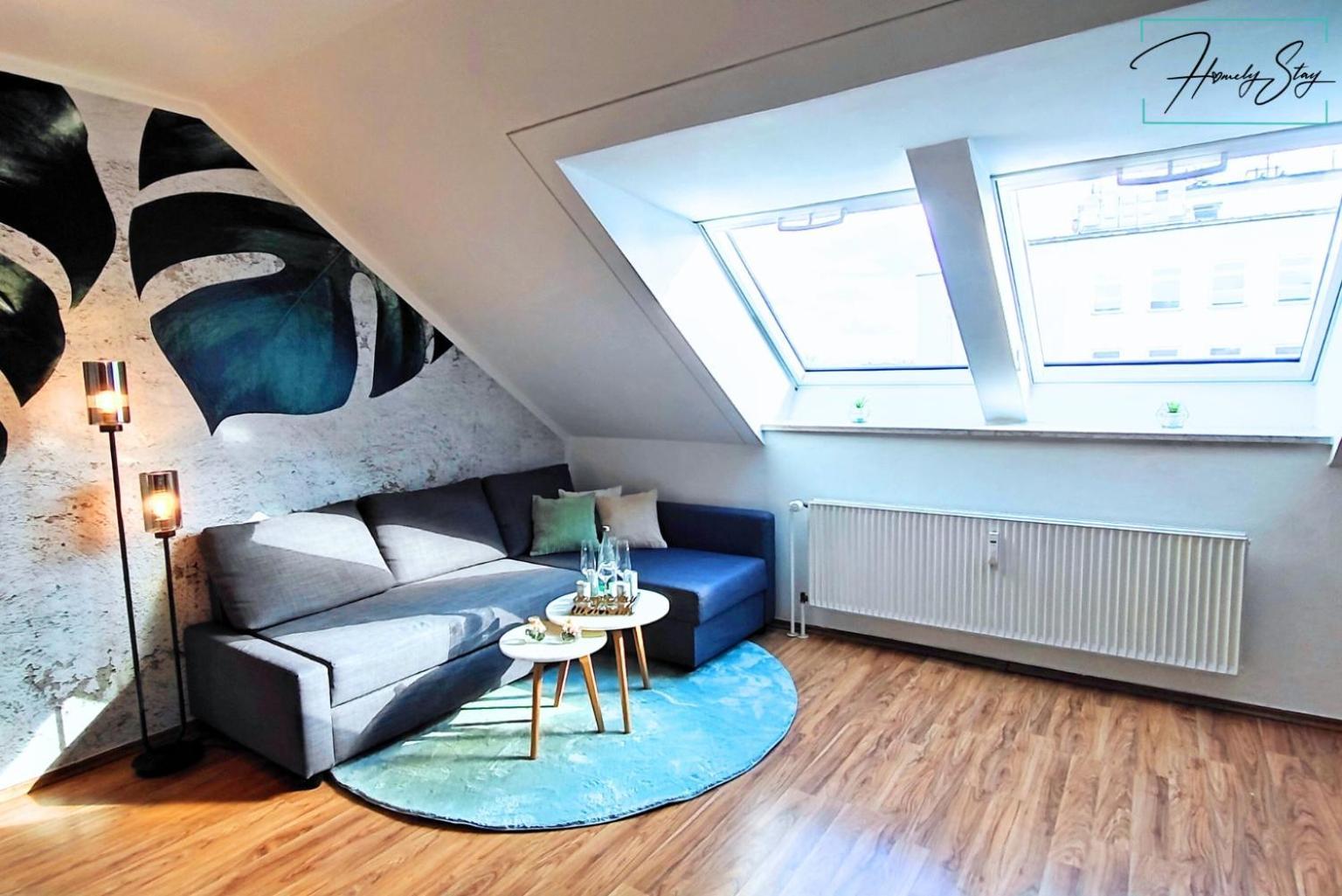 Homely Stay Serenity Greens - Stylisch Studio-Apartment With Kitchen - 10 Min To Central Station, Pet Friendly Münih Dış mekan fotoğraf
